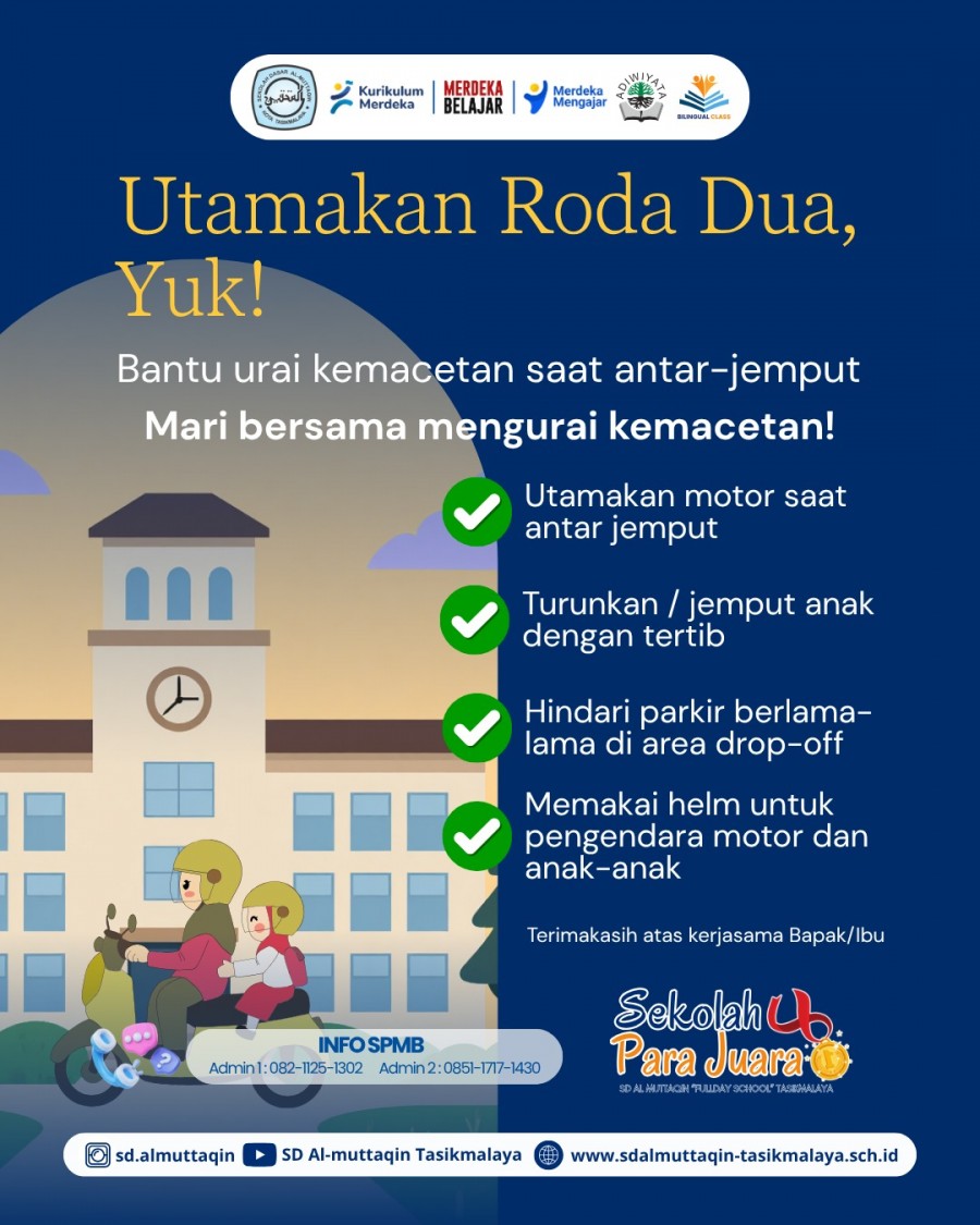 Aturan Antar-Jemput Sekolah, Mari Bersama Mengurai Kemacetan!